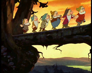 The Seven Dwarfs from Disney’s “Snow White”