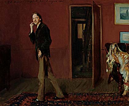 Sargent’s painter of novelist Robert Louis Stevenson, another frequenter of the Millets’  home in Broadway.