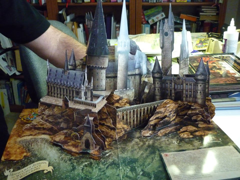 Pop-up illustrations for "Harry Potter - a Popup Book